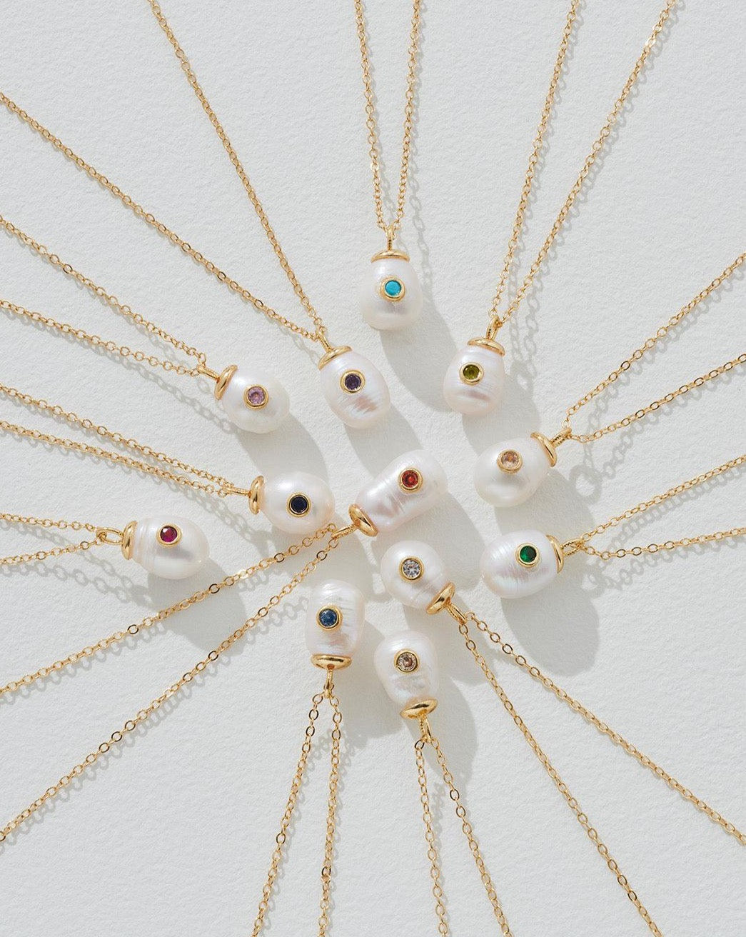 Birthstone Pearl Pendant July