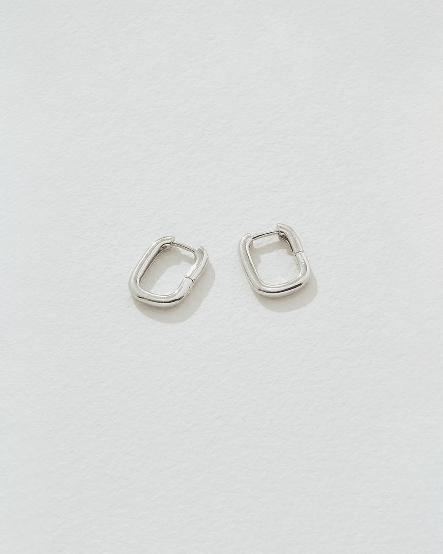 Desi Earrings Small Silver