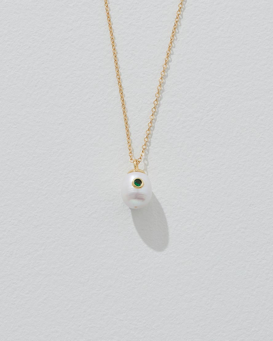 Birthstone Pearl Pendant May