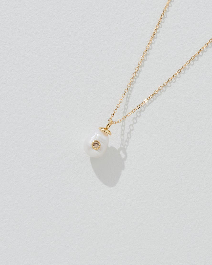 Birthstone Pearl Pendant November