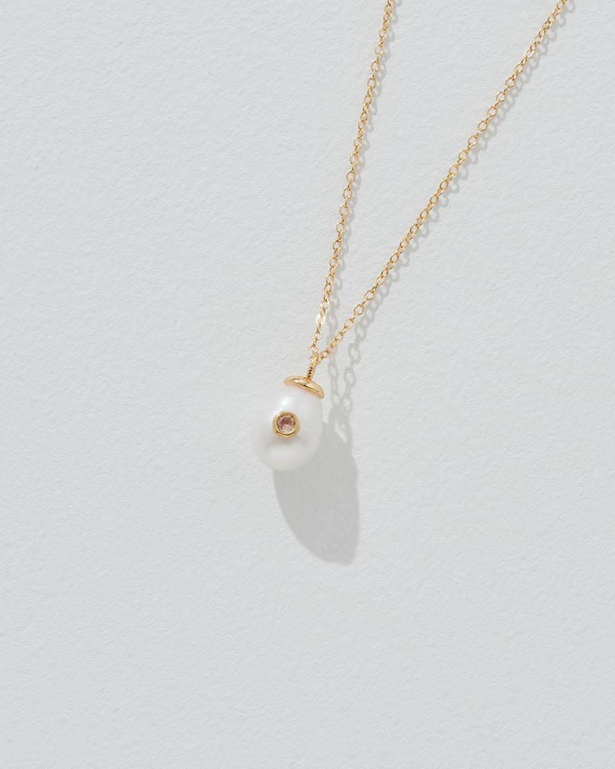 Birthstone Pearl Pendant October