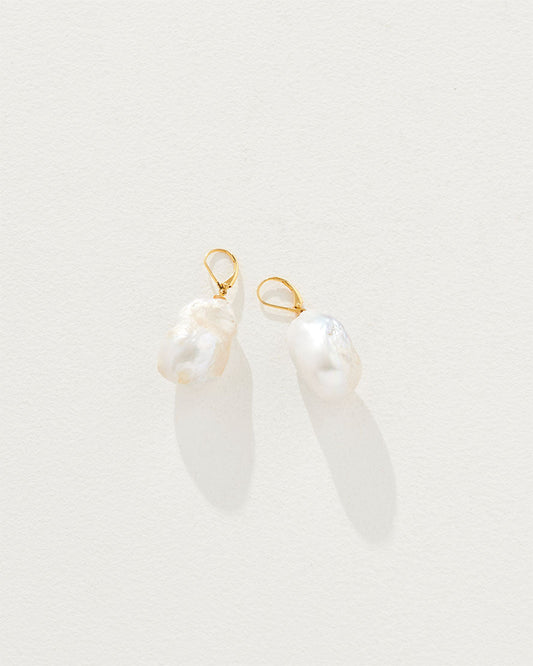 Boucles d'oreilles Cocoon Pearl en or