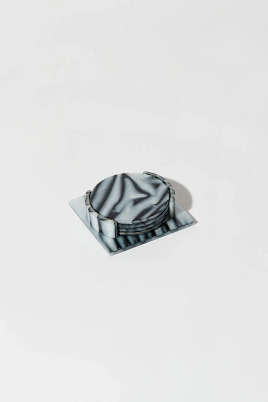 Coaster Set in Zebra - Reliquia Jewellery