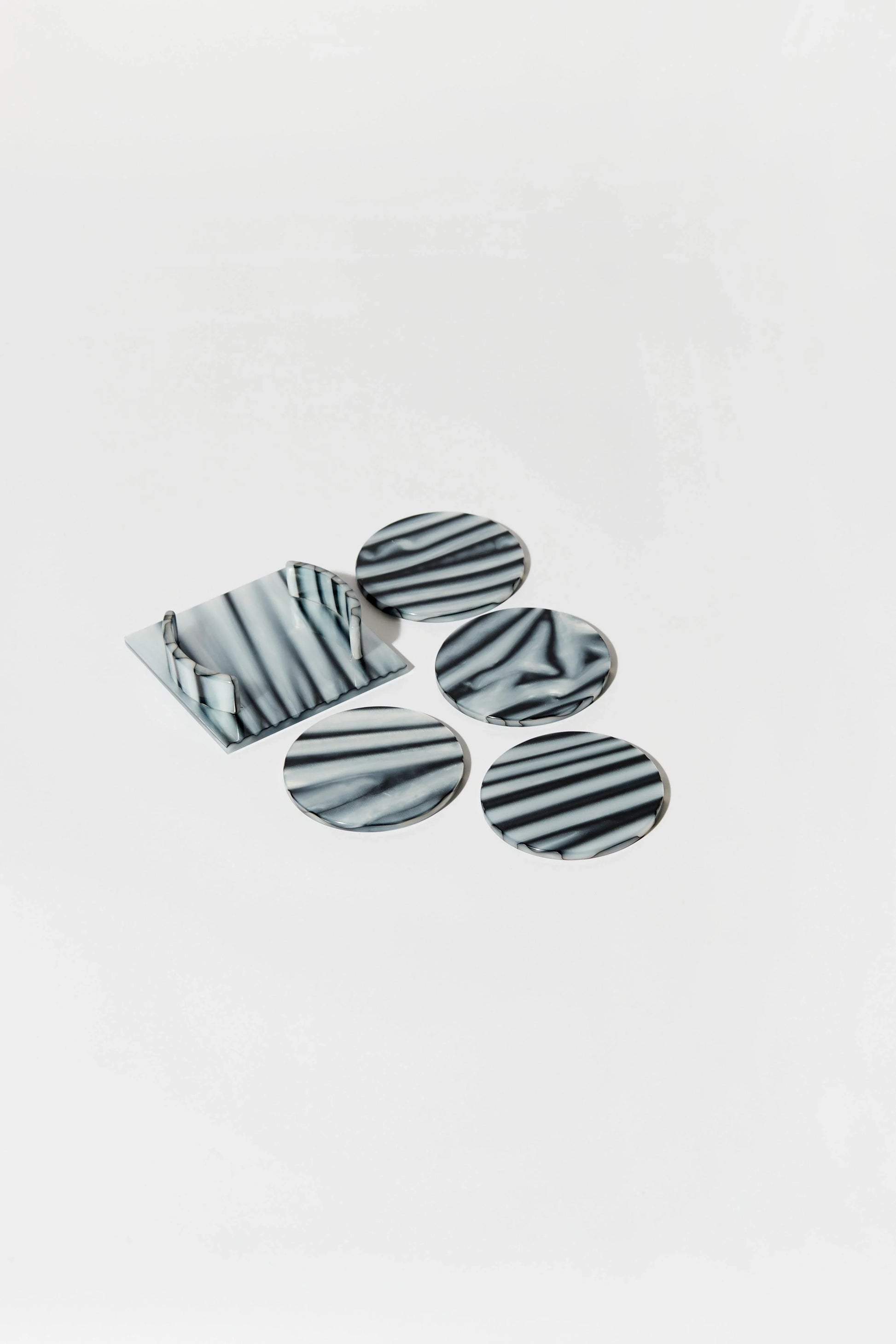 Coaster Set in Zebra - Reliquia Jewellery