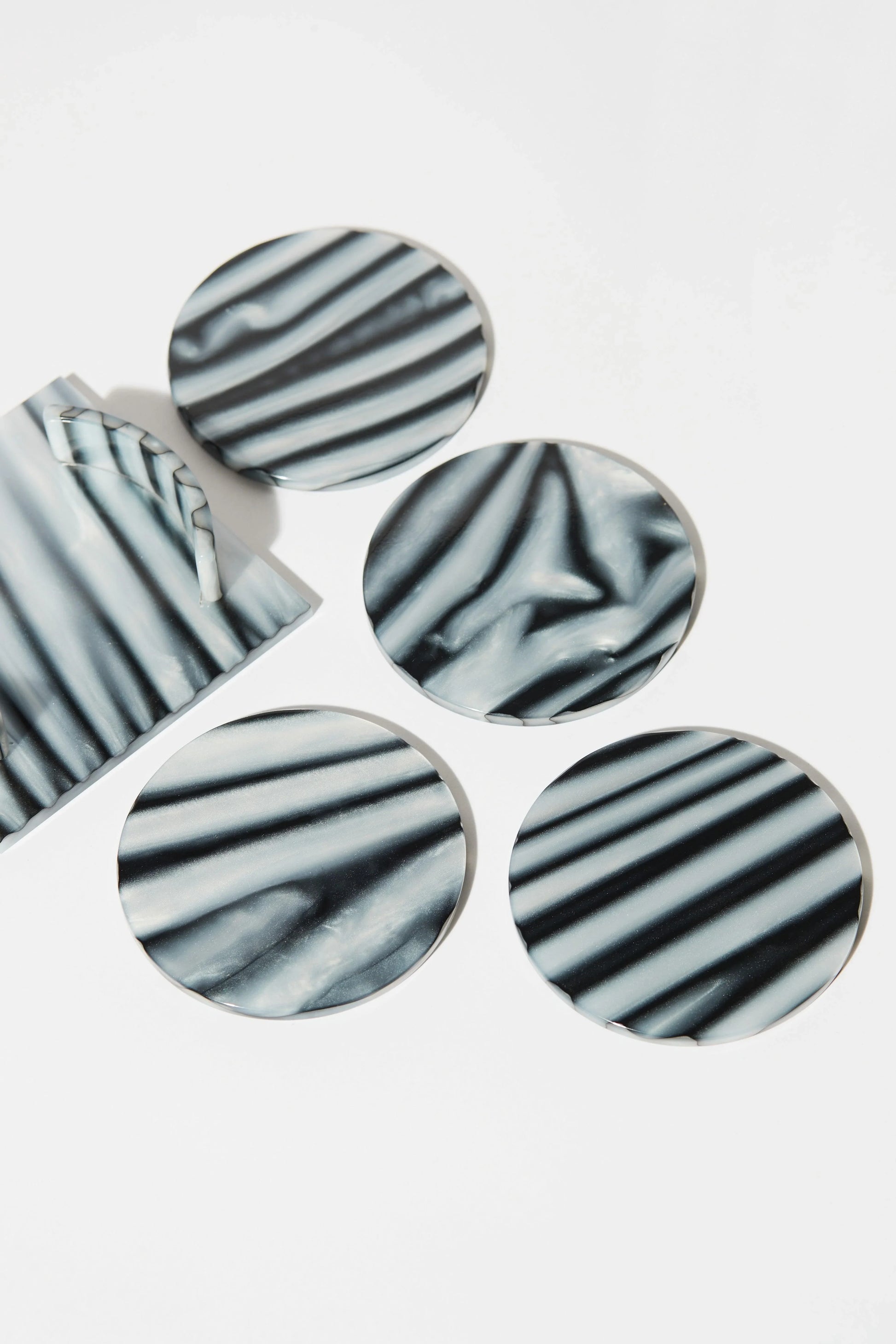 Coaster Set in Zebra - Reliquia Jewellery