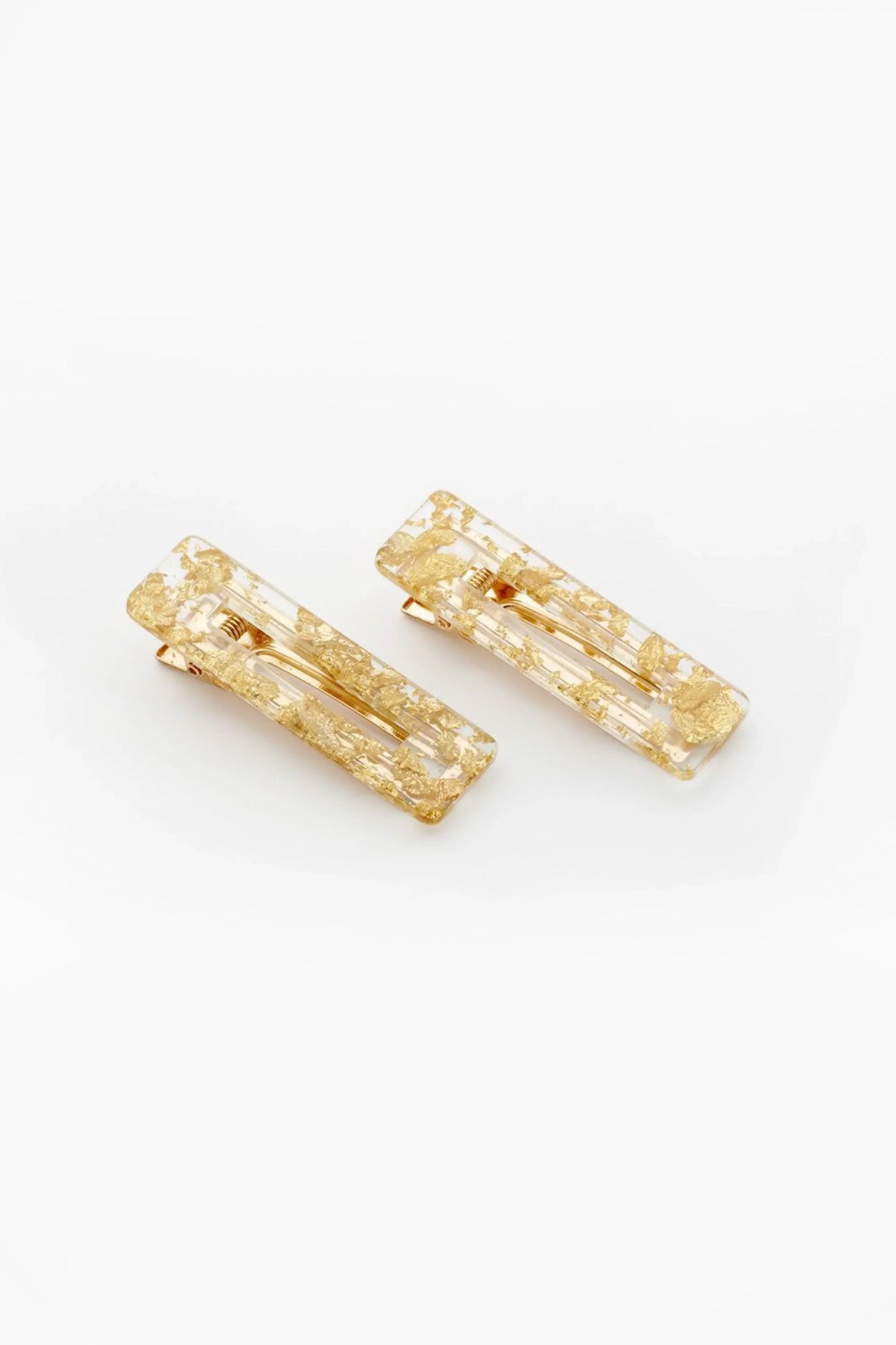 Dillon Clips Gold Flake - Reliquia Jewellery