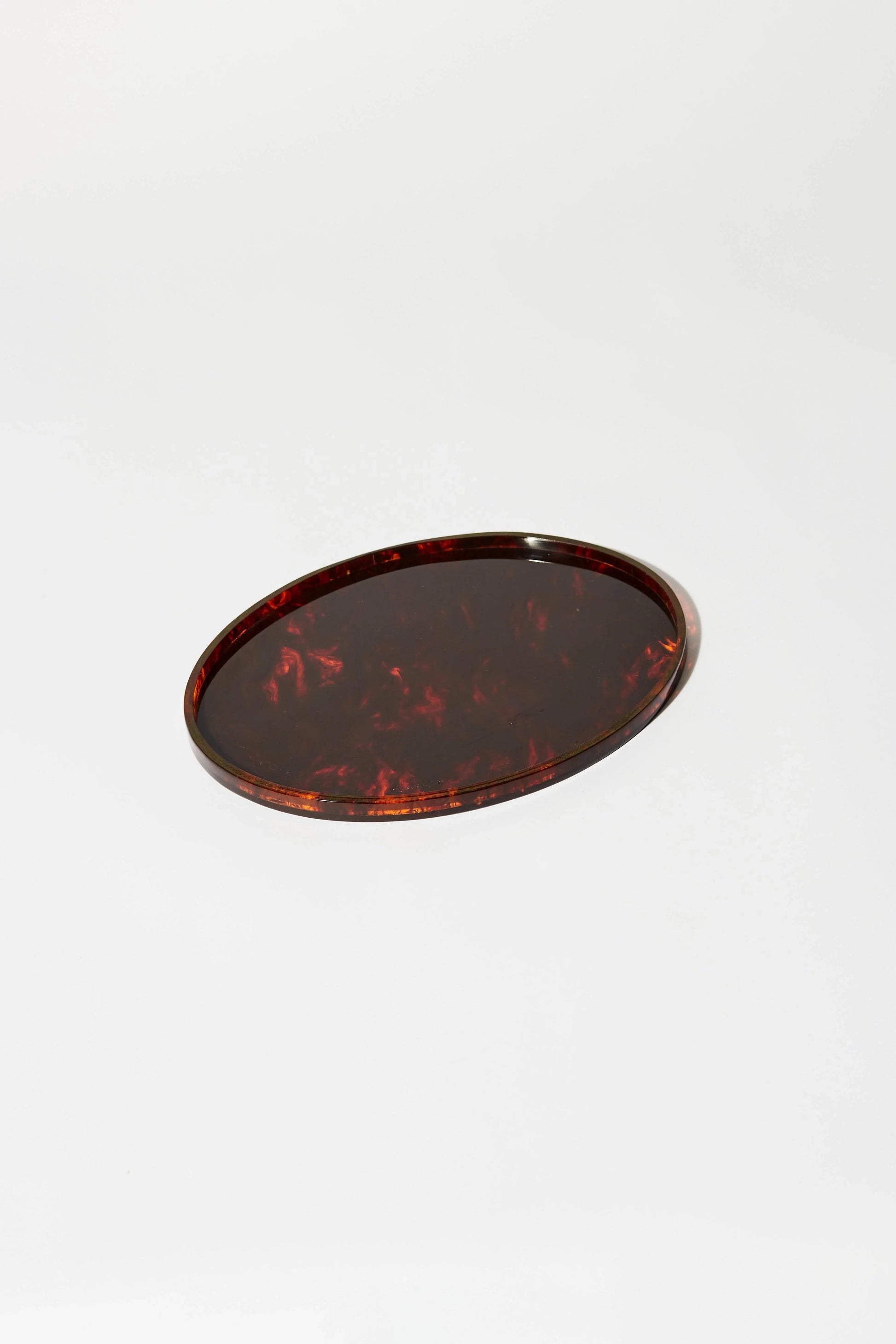 Oval Tray Brown Marble - Reliquia Jewellery