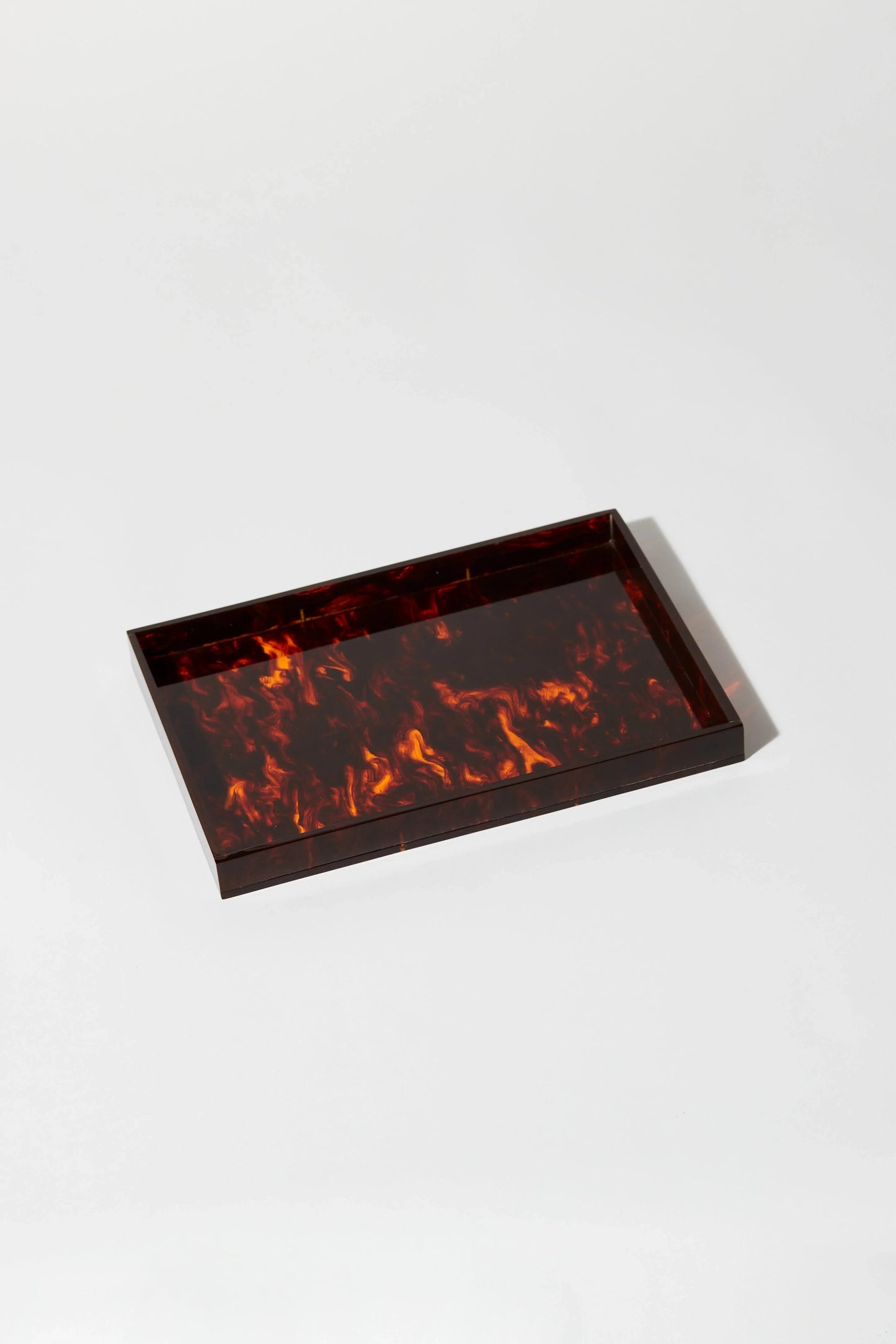 Rectangle Tray Brown Marble - Reliquia Jewellery