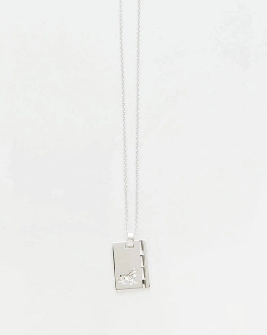 Silver Star Sign Necklace Leo - Reliquia Jewellery