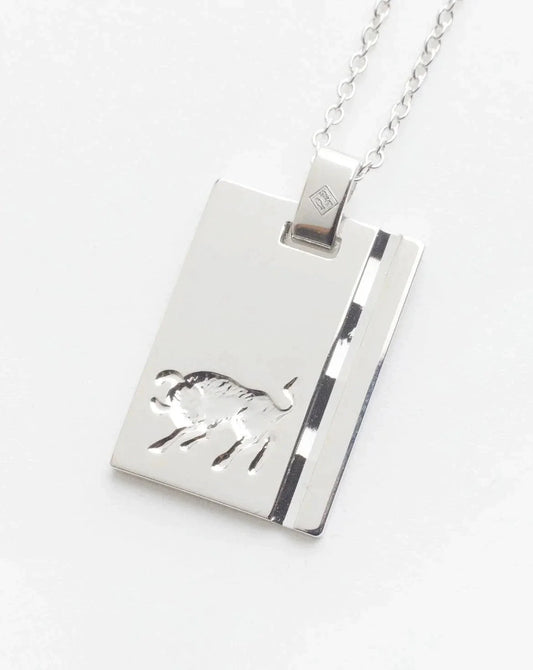 Silver Star Sign Necklace Taurus - Reliquia Jewellery