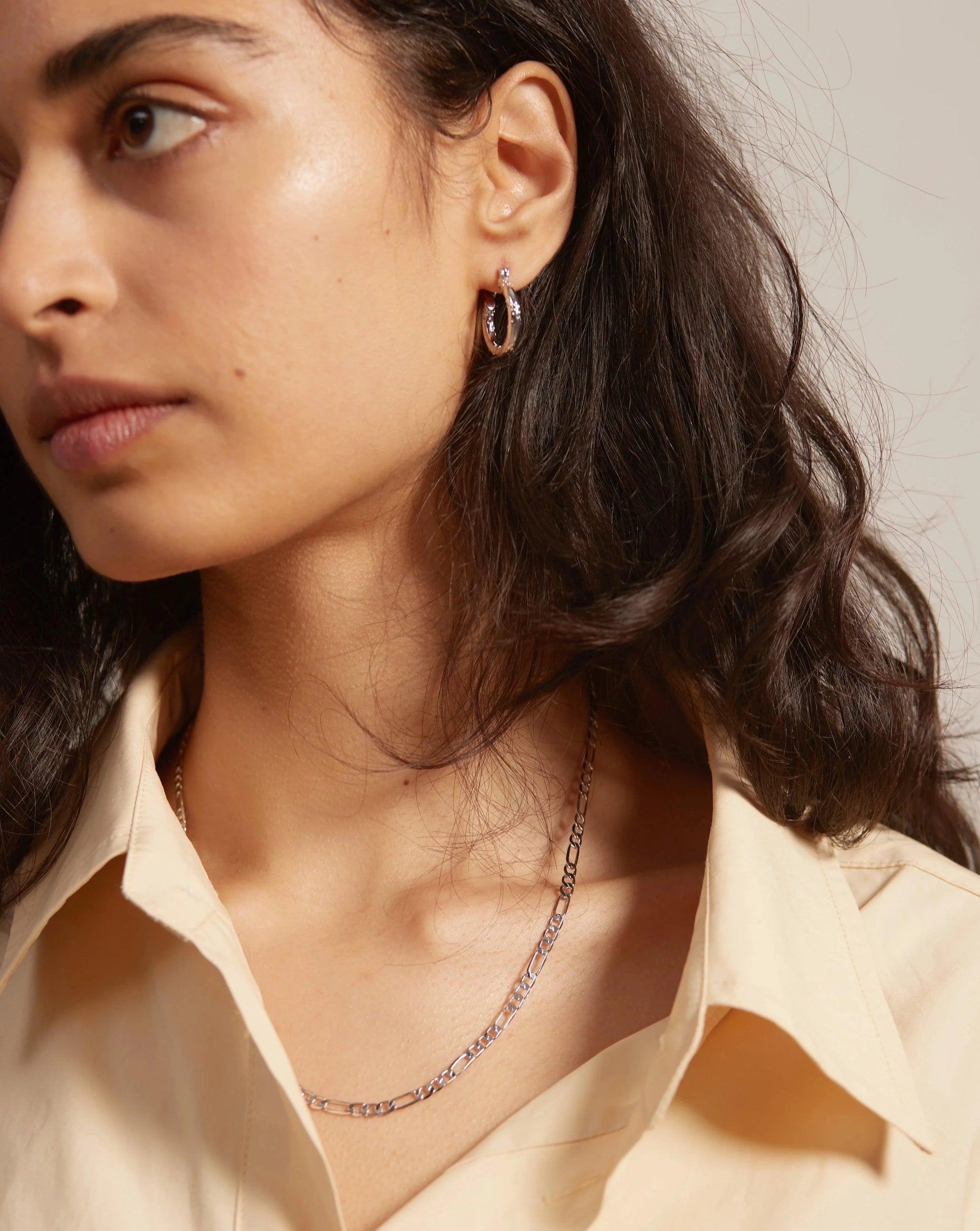 Top That! Hoops in Silver - Reliquia Jewellery