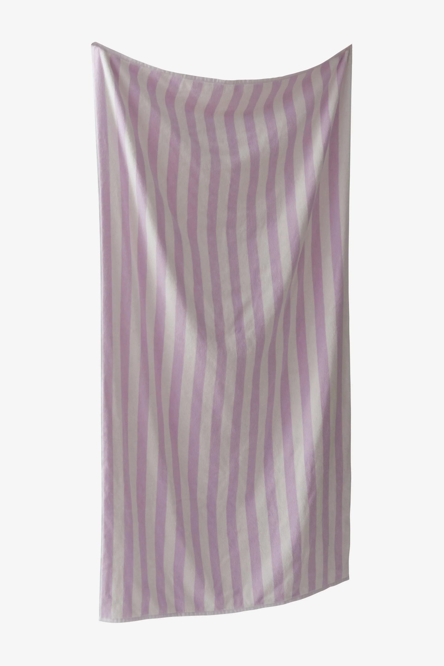 Towel Set Narrow Stripe Lilac - Reliquia Jewellery