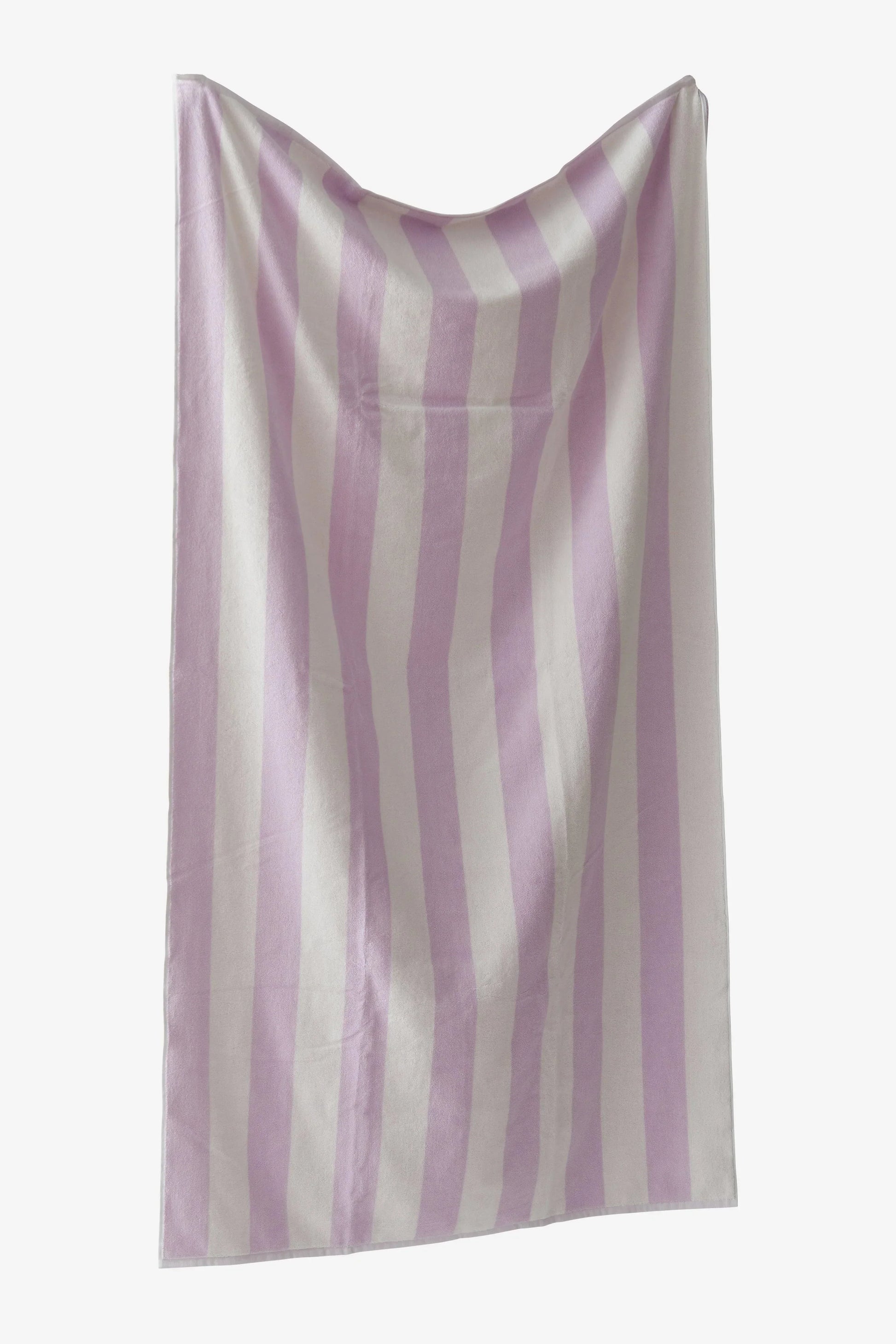 Towel Set Wide Stripe Lilac - Reliquia Jewellery